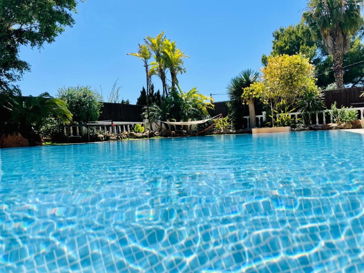 Villa Con Piscina Gigante Sant Francesc de s'Estany Exterior foto